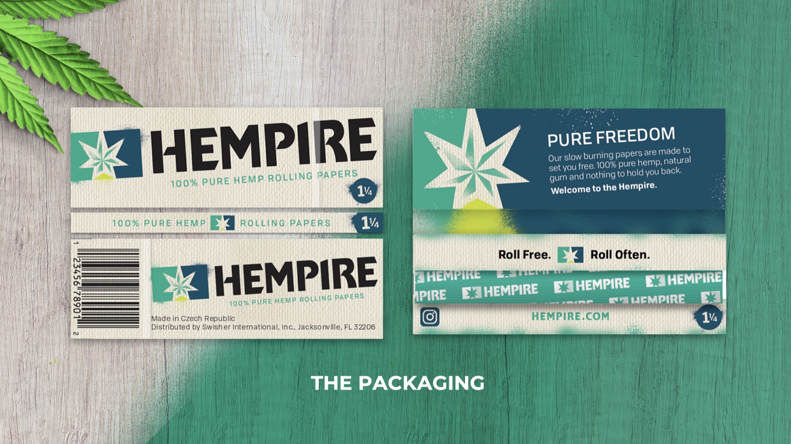 Hempire packaging design